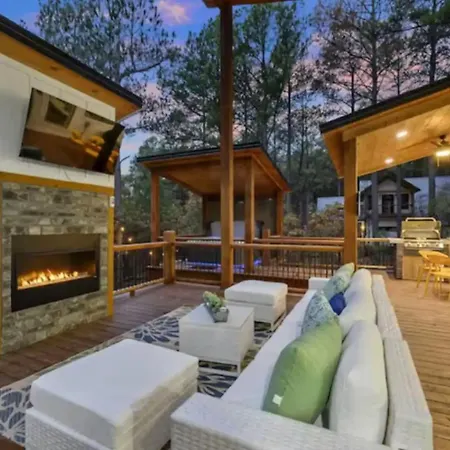 Luxe Privacy At Gorgeous Broken Bow Cabin Home Exterior photo